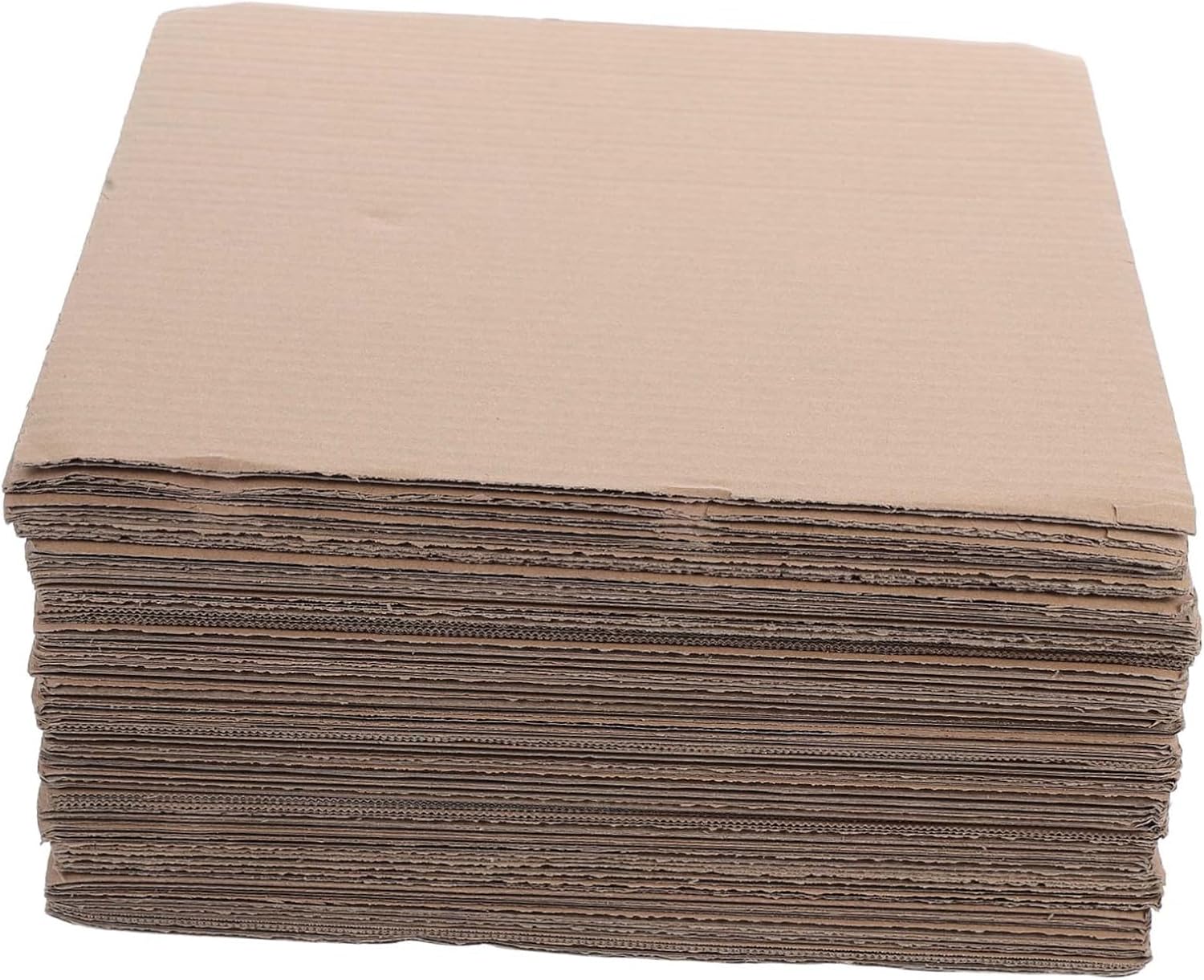 50pcs Kraft Corrugated Pads Cardboard Craft Kit Heavy Duty Cardboard Sheets for Packing Crafting Moving Boxes Inserts