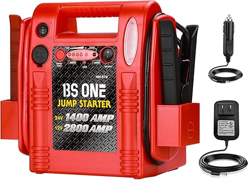 Arrancador de batería de plomo sellado de 24 V12 V, 12002400 amperios de pico para camión, coche, tractor, excavadora, paquete de batería resistente