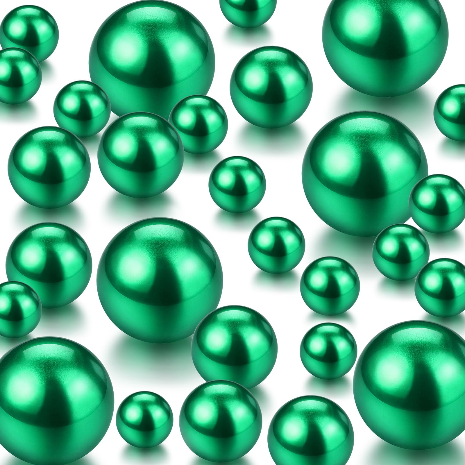 Junkin 300 Pcs Vase Filler Faux Pearls Vase Makeup Beads - vase fillers | Mubboo