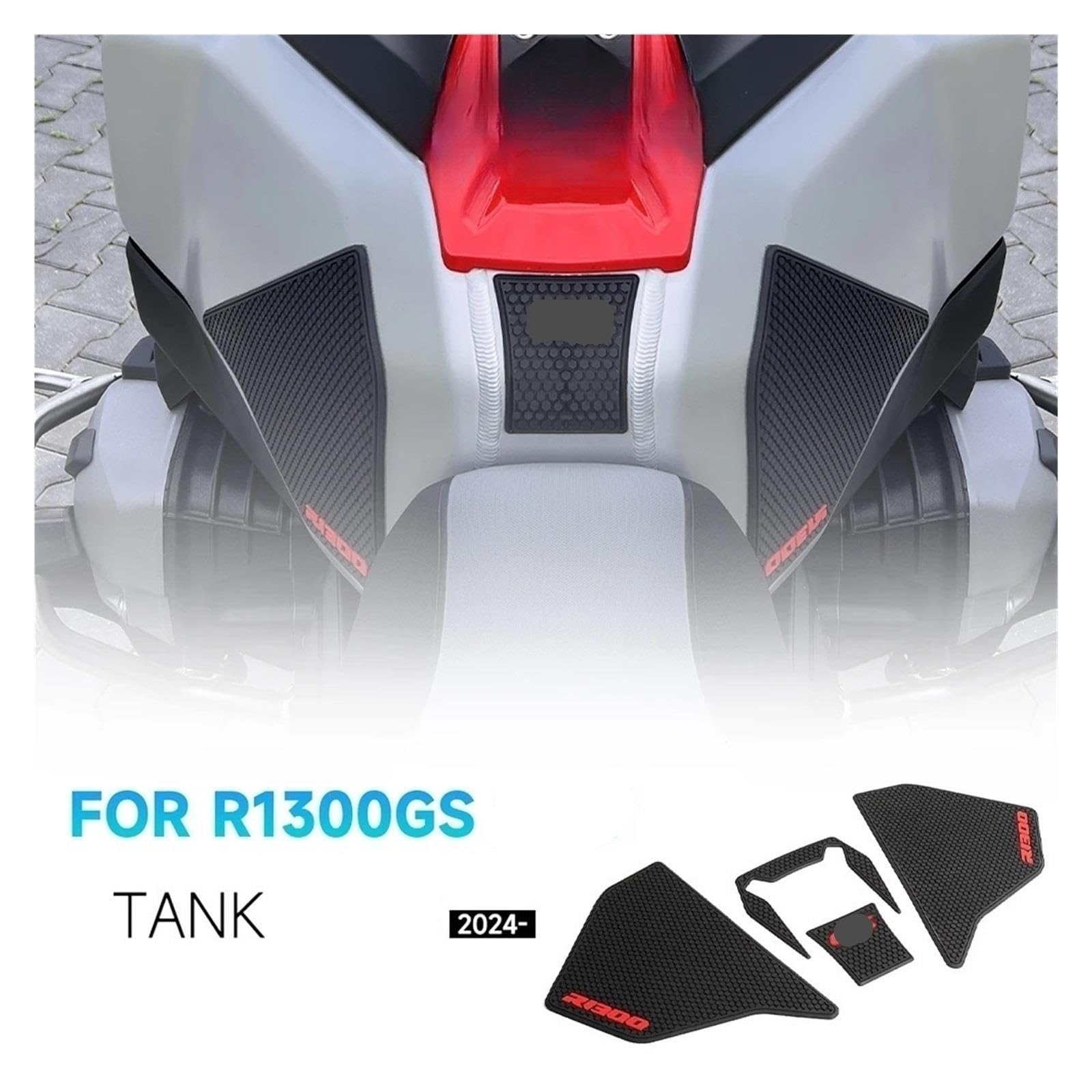 Motorrad-Kraftstofftank-Pad-Aufkleber Für BM& R1300GS | Anti-Slip Tank Pad Gummi Traktion Tankpad Aufkleber Schutz Aufkleber Für BM& R 1300 GS Adventure 2024 2025