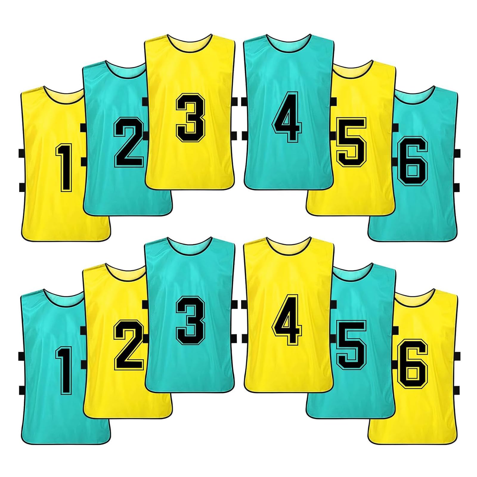 Gilet d'entraînement de football pour séparer facilement vos équipes de sport collectif