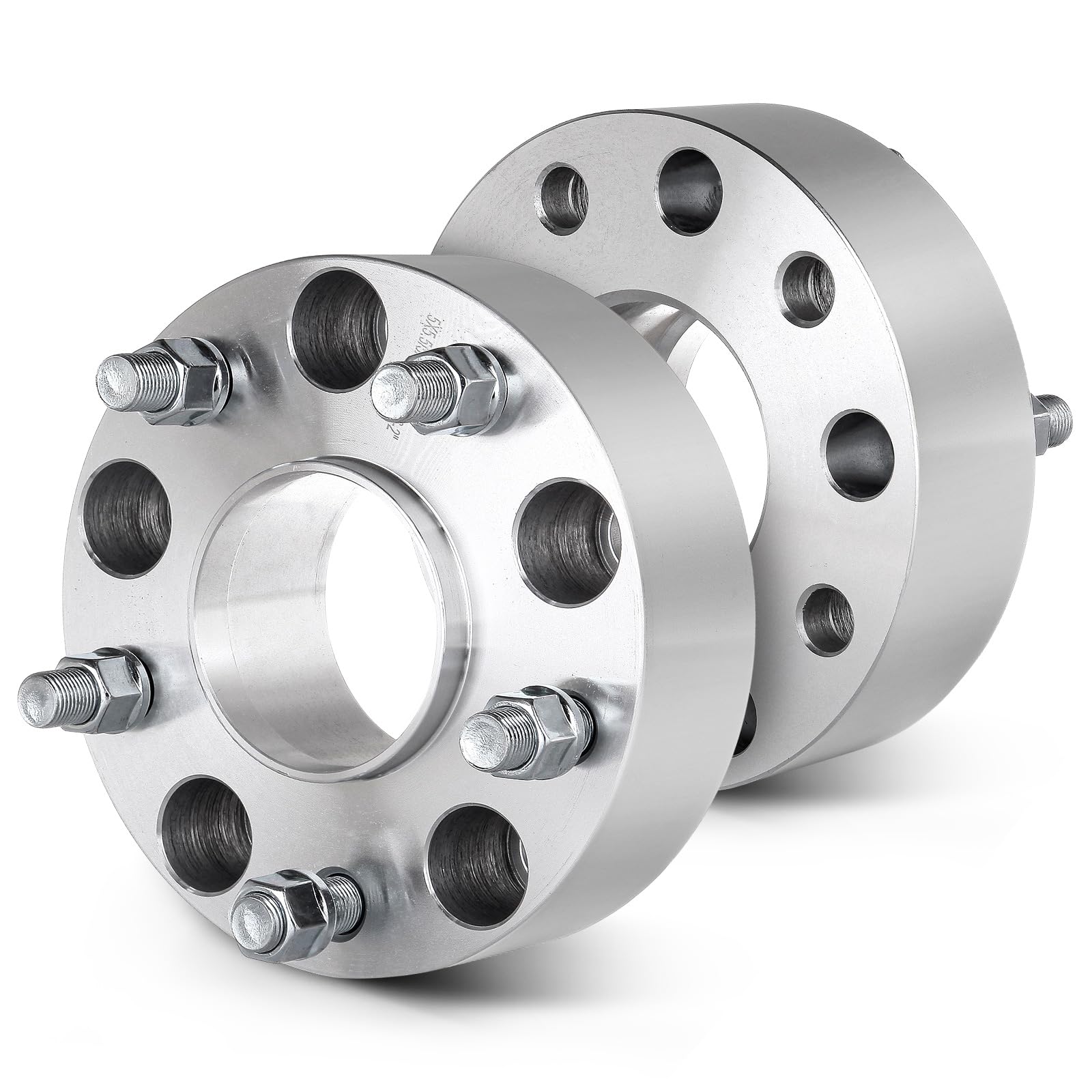 SCITOO 2Pcs 5x5.5 Wheel Spacers 2 inch for Dodge Silver Wheel Adapters