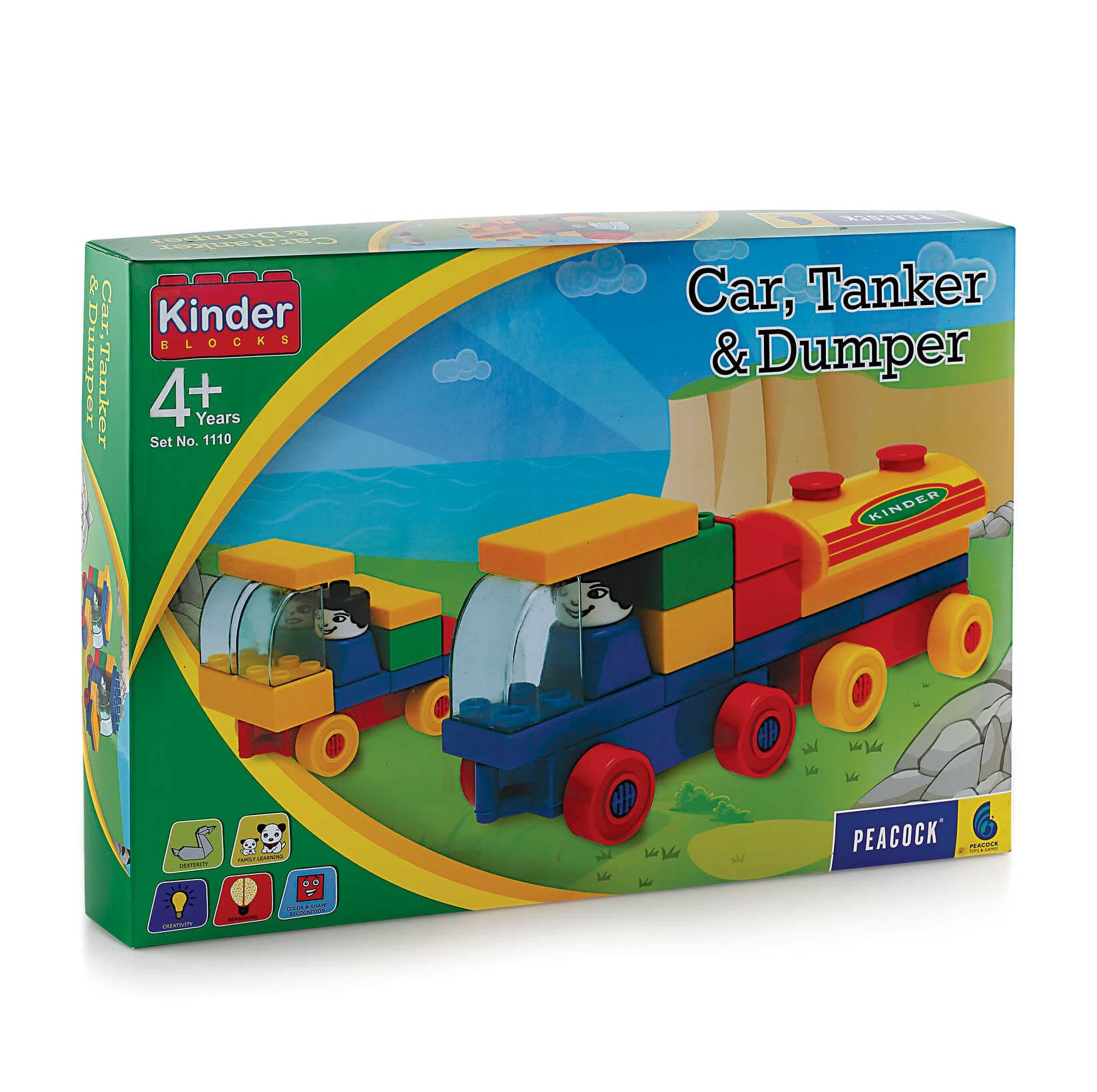 PEACOCK TOYS AND GAMES Multicolor Blocks Sets Car, Tanker & Dumper Interlocking for Kids (B0CLRV2Z2T) Amazon Price History, Amazon Price Tracker