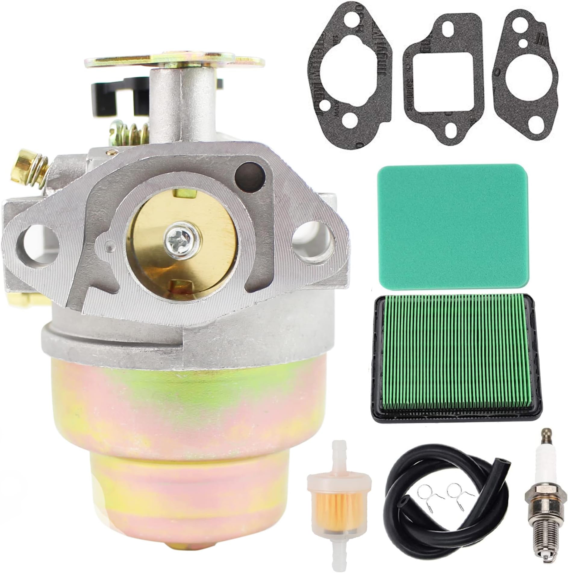 Honda GCV160 Carburetor, Manual Choke Replacement for GCV160 GCV160A GCV160LA GCV160LA0 GCV160LE HRR216 Lawn Mower Pressure Washer, Replaces 16100-Z0L-023 16100-ZM0-803 16100-ZM0-804