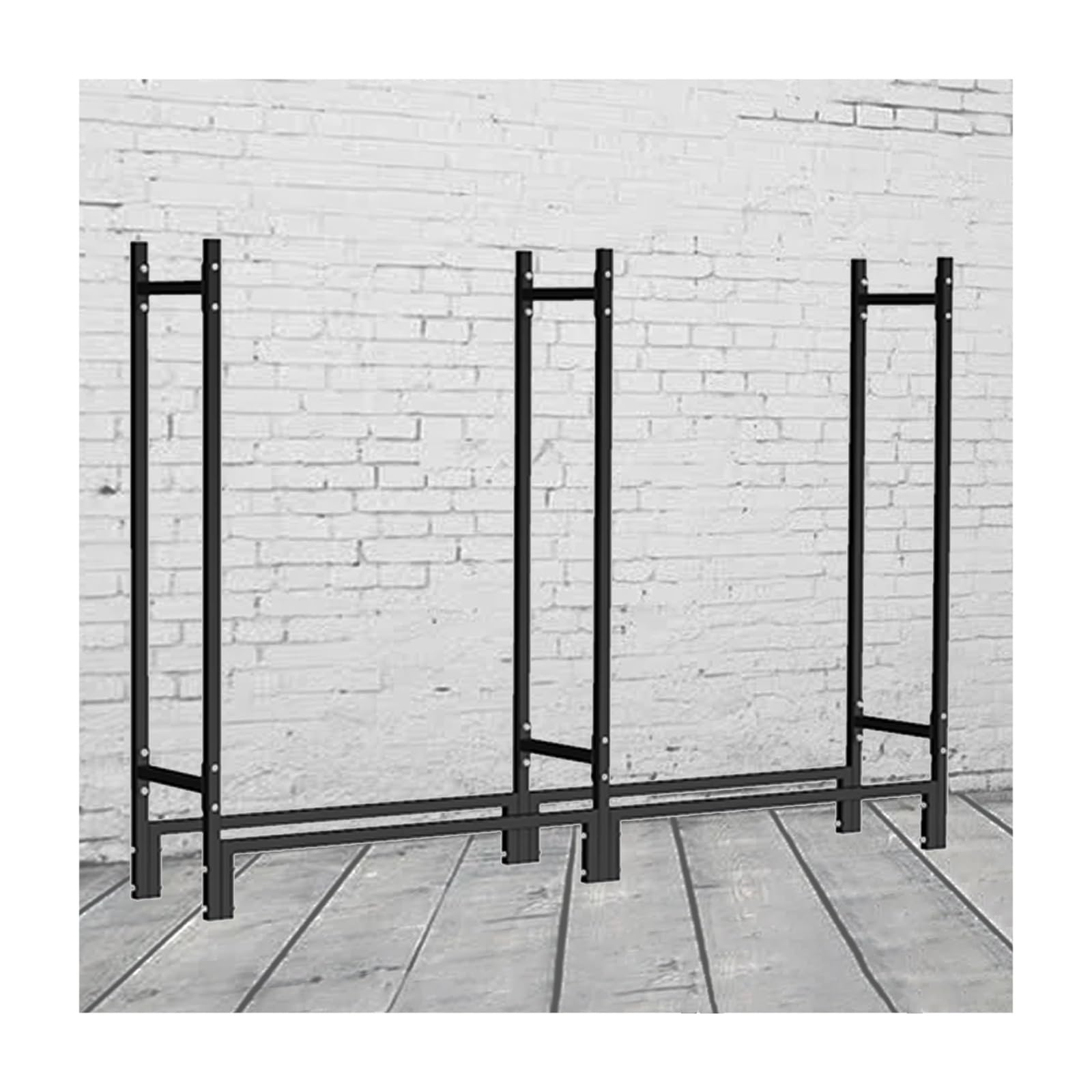 Legnaia da Esterno，Porta Legna Accanto al Camino，Scaffale in Metallo per Legna da Ardere，Adatto per Terrazze da Giardino E per Accatastare La Legna.(120 * 167 * 35CM/47.2 * 65.7 * 13.8in)
