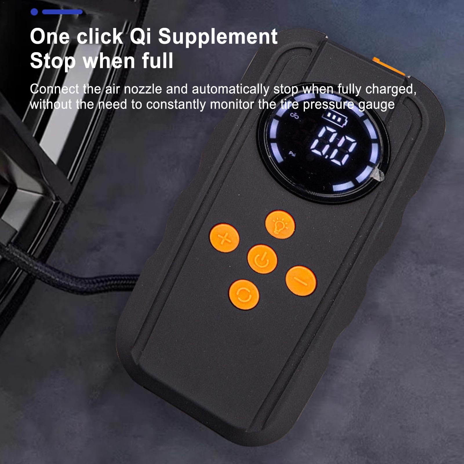 Avviatore di emergenza per batteria per auto, pompa gonfiabile per auto
