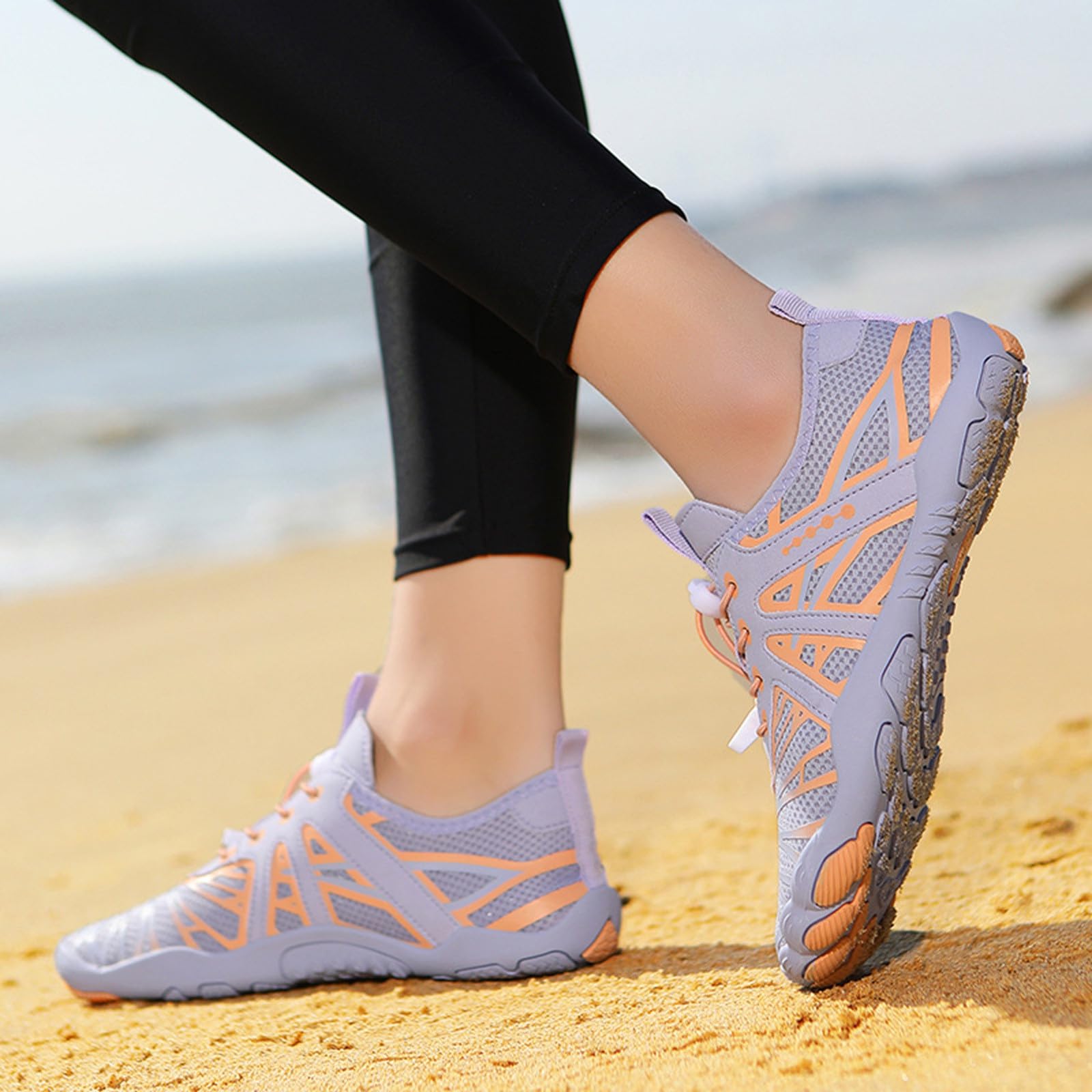 Scarpe da Scoglio Uomo Acquatiche Ciabatte Donna Mare per Sassi Immersione Scarpette Spiaggia Sandali Roccia Acqua Ginnastica Scogli Hydrobike di Plastica Ciabatta Piscina Lago Trasparenti
