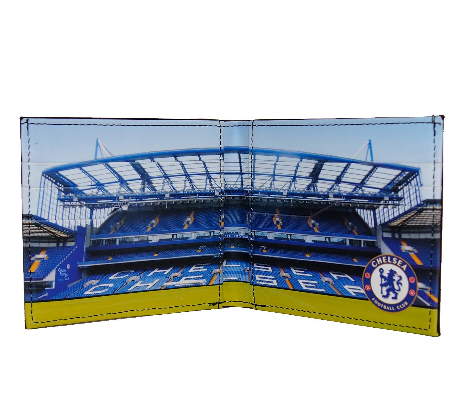 Chelsea F.C. - Portfel z wytłaczanym herbem klubu - na prezent - oficjalne gadżety i akcesoria piłkarskie