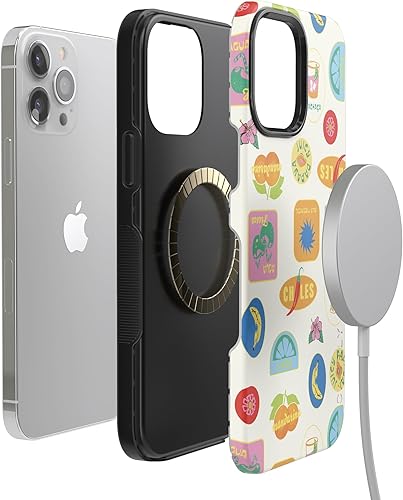 Miniatura 667 de Casely Funda para iPhone 13 Pro Max Jardín dorado Floral de girasol amarillo Compatible con MagSafe Diseño protector audaz Jardín Dorado