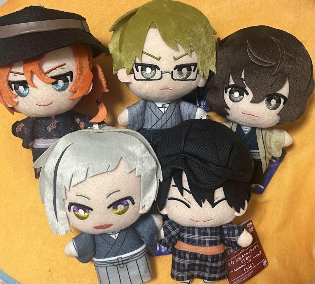 舞台文豪ストレイドッグス　文スト　ともぬい　ぬいぐるみ　ナムコ限定 舞台 文豪ストレイドッグスのぬいぐるみが入荷しました。ナムコ