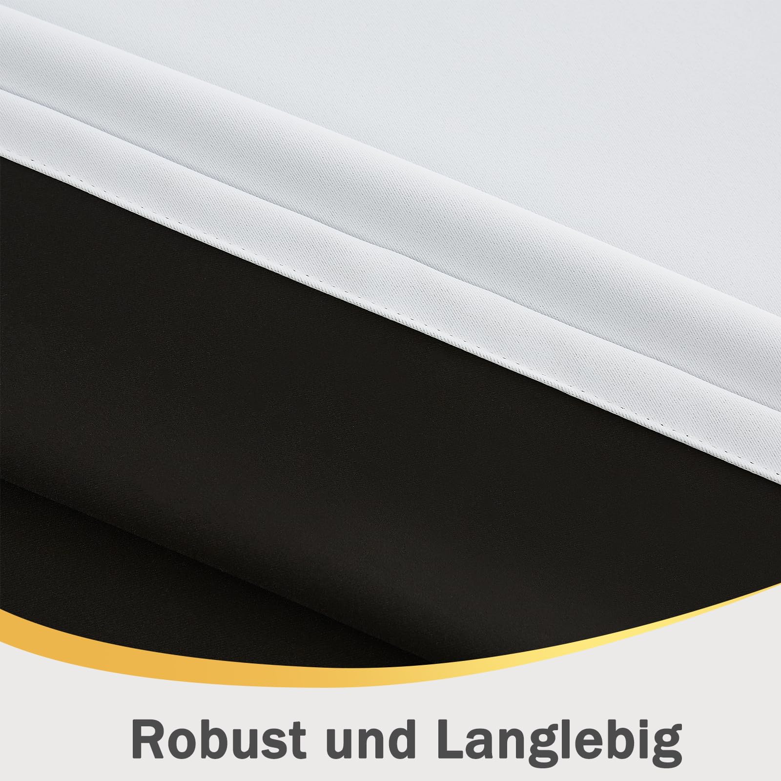 Treatmentex 2er-Set Blickdichte Vorhänge mit Kräuselband Thermovorhang Kälteschutz Verdunkelung Gardinen für Schlafzimmer Wohnzimmer, gräuliches Weiß, 245x140cm (HxB)