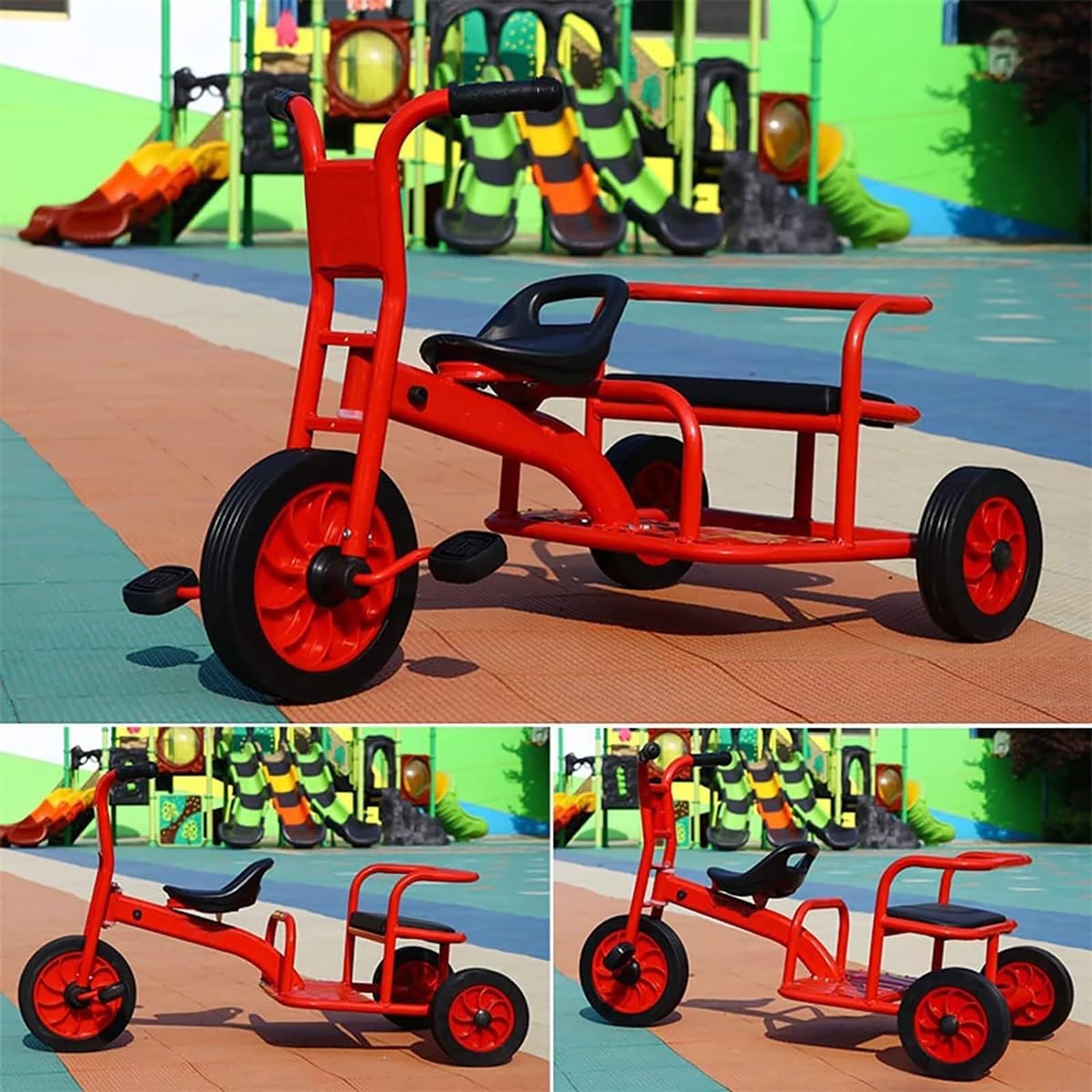 Dreirad Trike, Kinder Dreirad, 1-8 Jahre alt Fahrrad Outdoor Sport Kinderwagen Taxi Trike für Kinder, geeignet für Kindergarten, Baby Jungen Mädchen Geburtstag, Kleinkind Fahrrad Ride-on Spielzeug