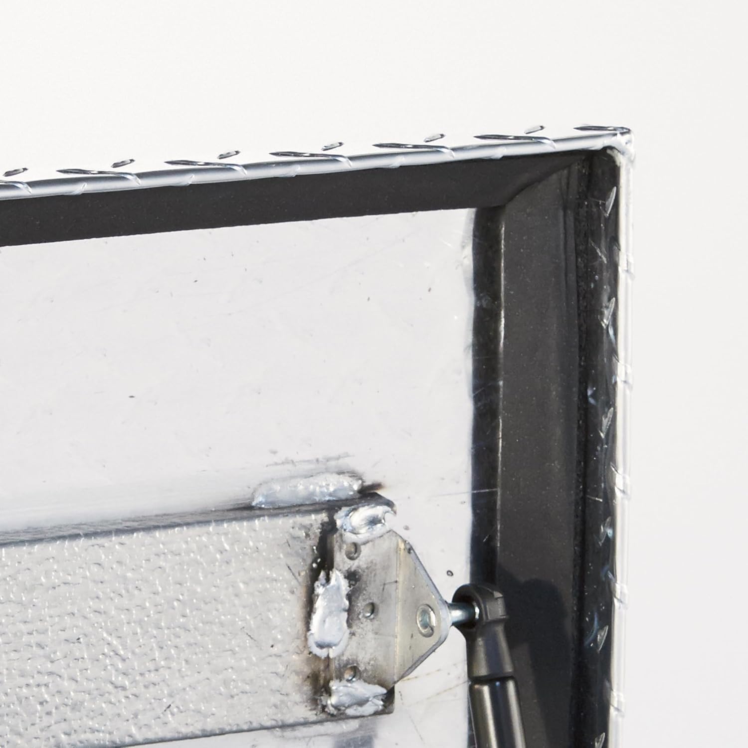 Northern Tool Side-Mount Truck Tool Box - Aluminum, Diamond Plate, Pull Handle Latch, 48in. x 11.5in. x 11in. Model Number 36012757