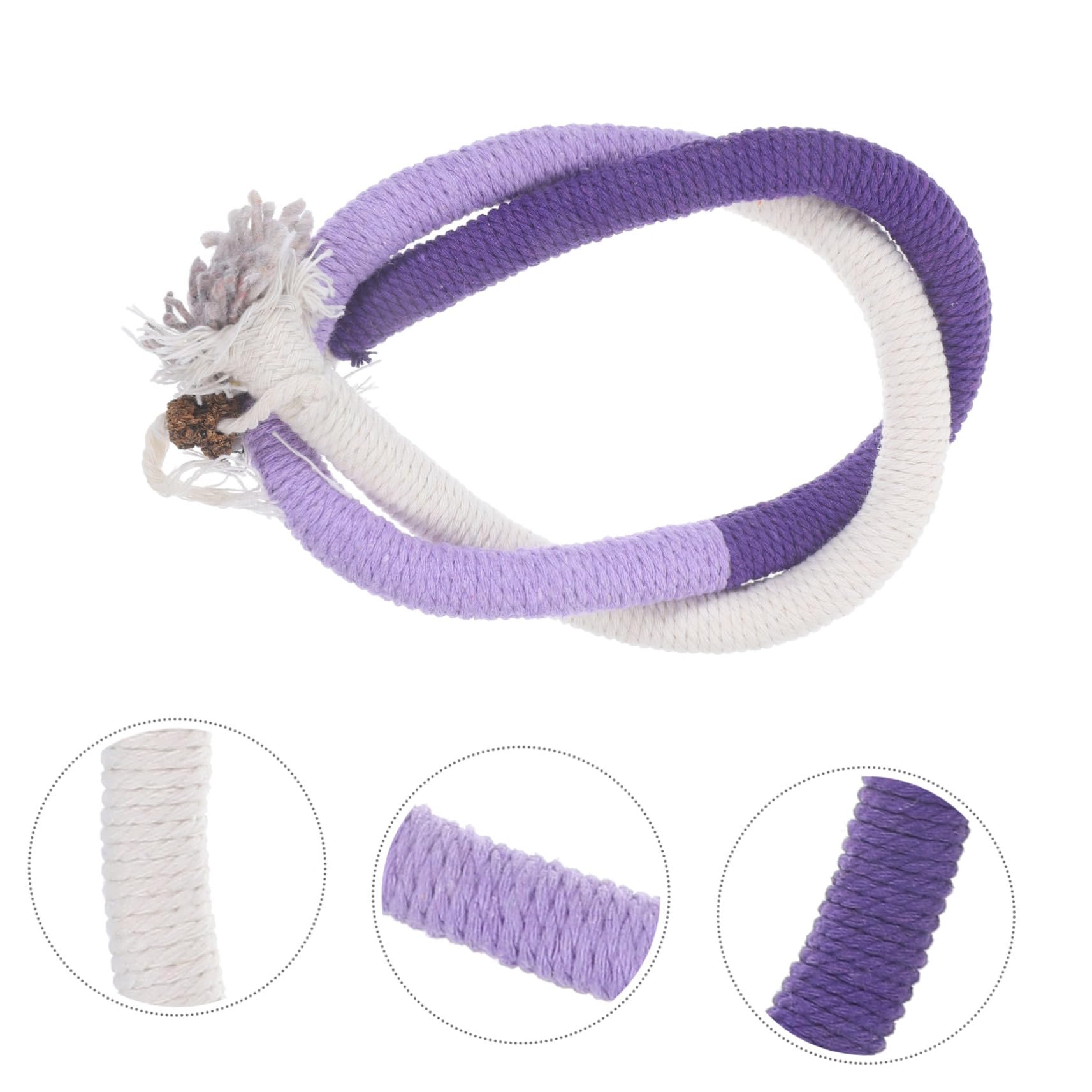 Ipetboom 15pièces Jouets Cataire pour Chats Cordes à Mâcher Interactives pour Éveiller Instinct De Chasse Et Aider à Hygiène Jouet Amusant pour Chats Intérieur