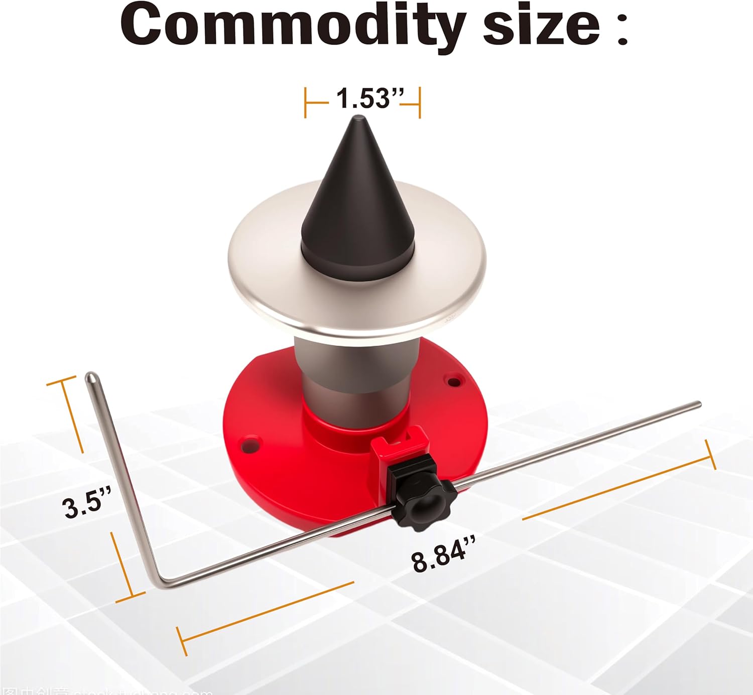 Magnetic Wall Mount Blade Balancer Red Replace # 42-047 339075B Lawn Mower Blade Balancer Improved Version