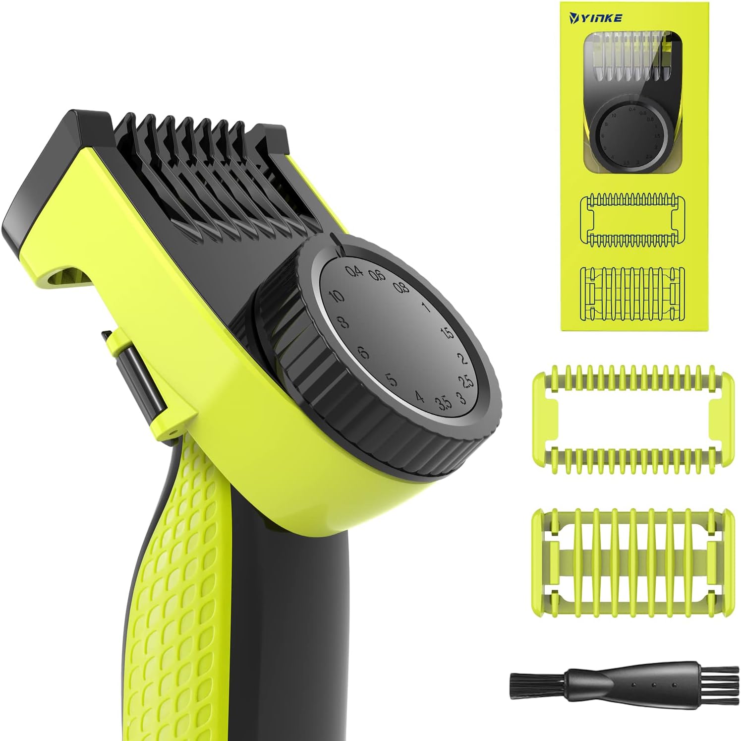 14-in-1 Adjustable Guards for One Blade QP2520 QP2630 QP2724 QP2834 Shaver, Guide Comb with 14 Length-Settings from 0.4-10mm, 1 Skin Guard and 1 Body Comb