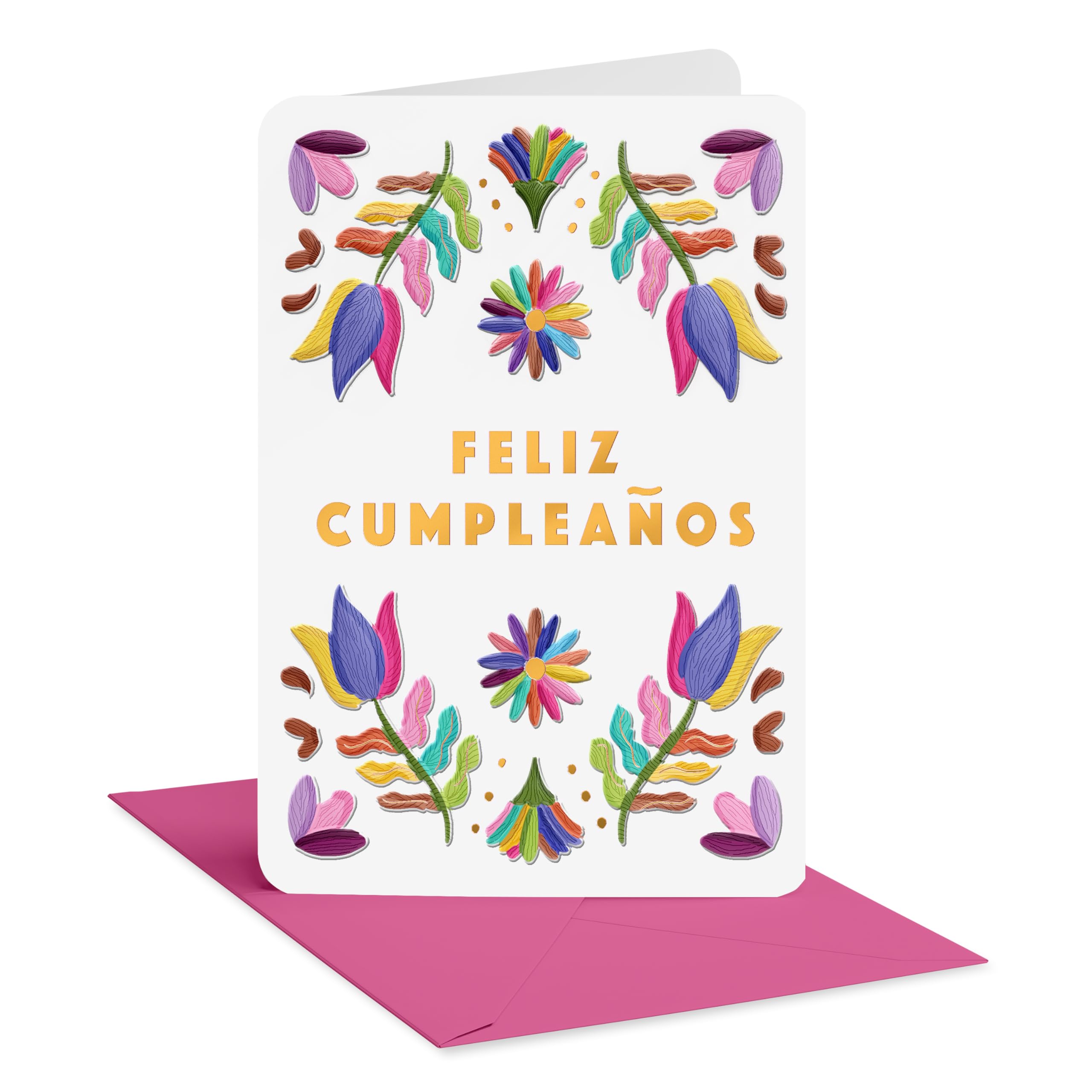 Spanish Birthday Card for Her, Designed by Bloomwolf Studio (Celebrándote hoy)