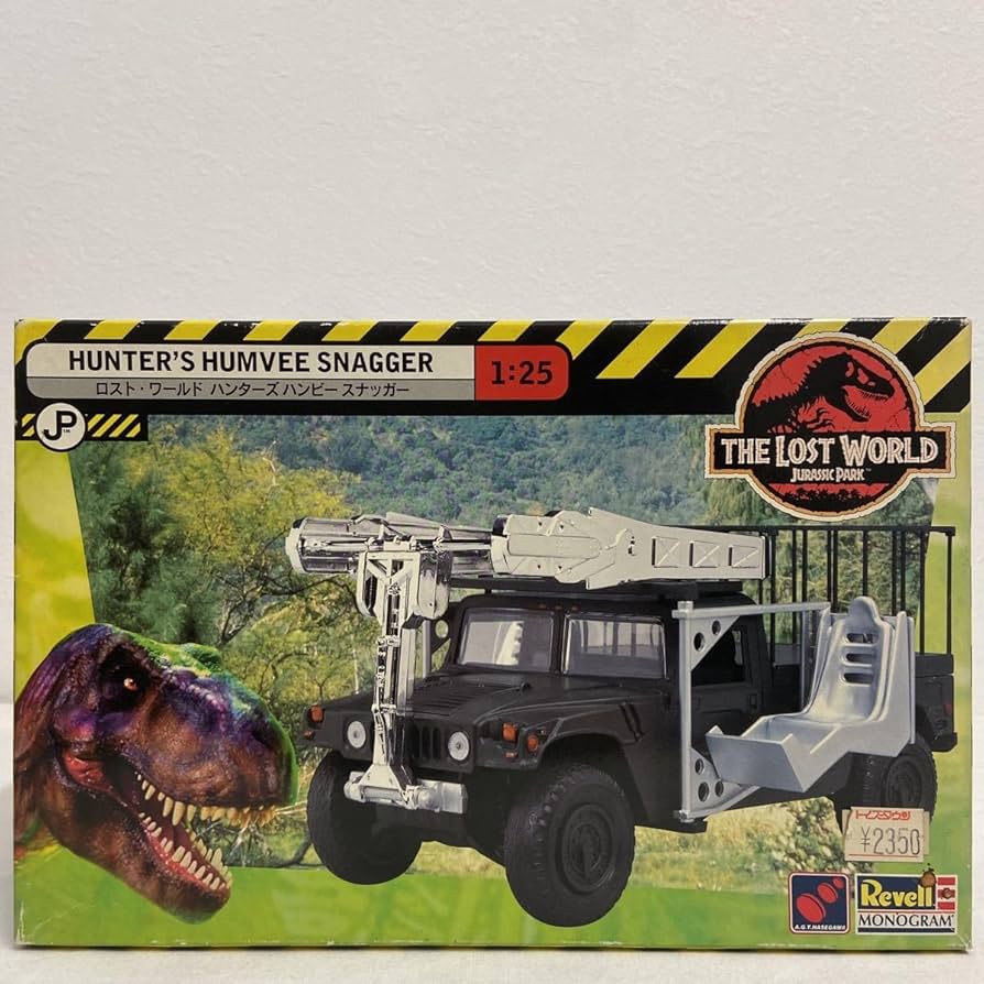 ロストワールドジュラシックパークハンター車プラモデル
