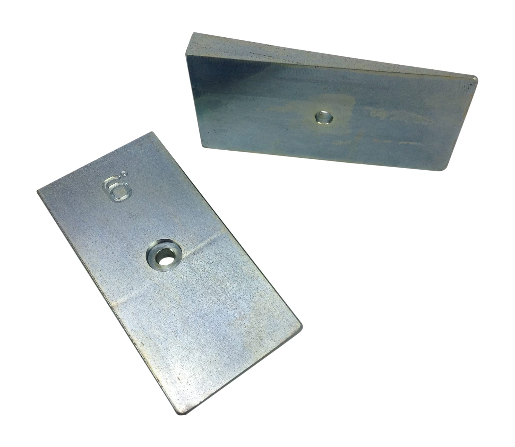 WFO Concepts 2.5" Wide Steel Degree Shims - Set of 2 (6° Degree)
