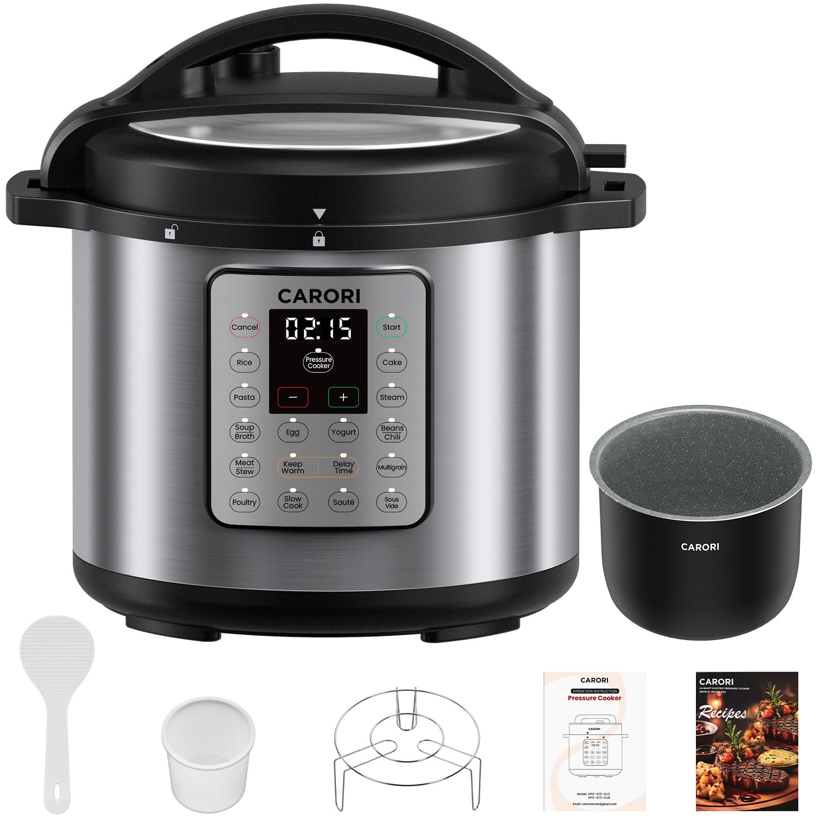 Generic 12-in-1 Ceramic Pot Pressure Cooker