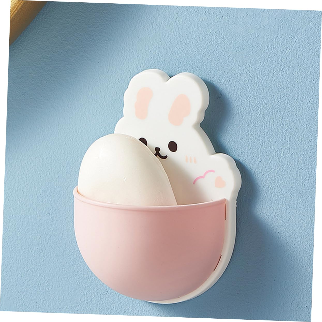 ULDIGI 2pcs Wall-Mounted Cartoon Storage Holders for Bathroom Punching Toothbrush and Toothpaste Racks Convenient Drain Design for Organizing Wash Accessories