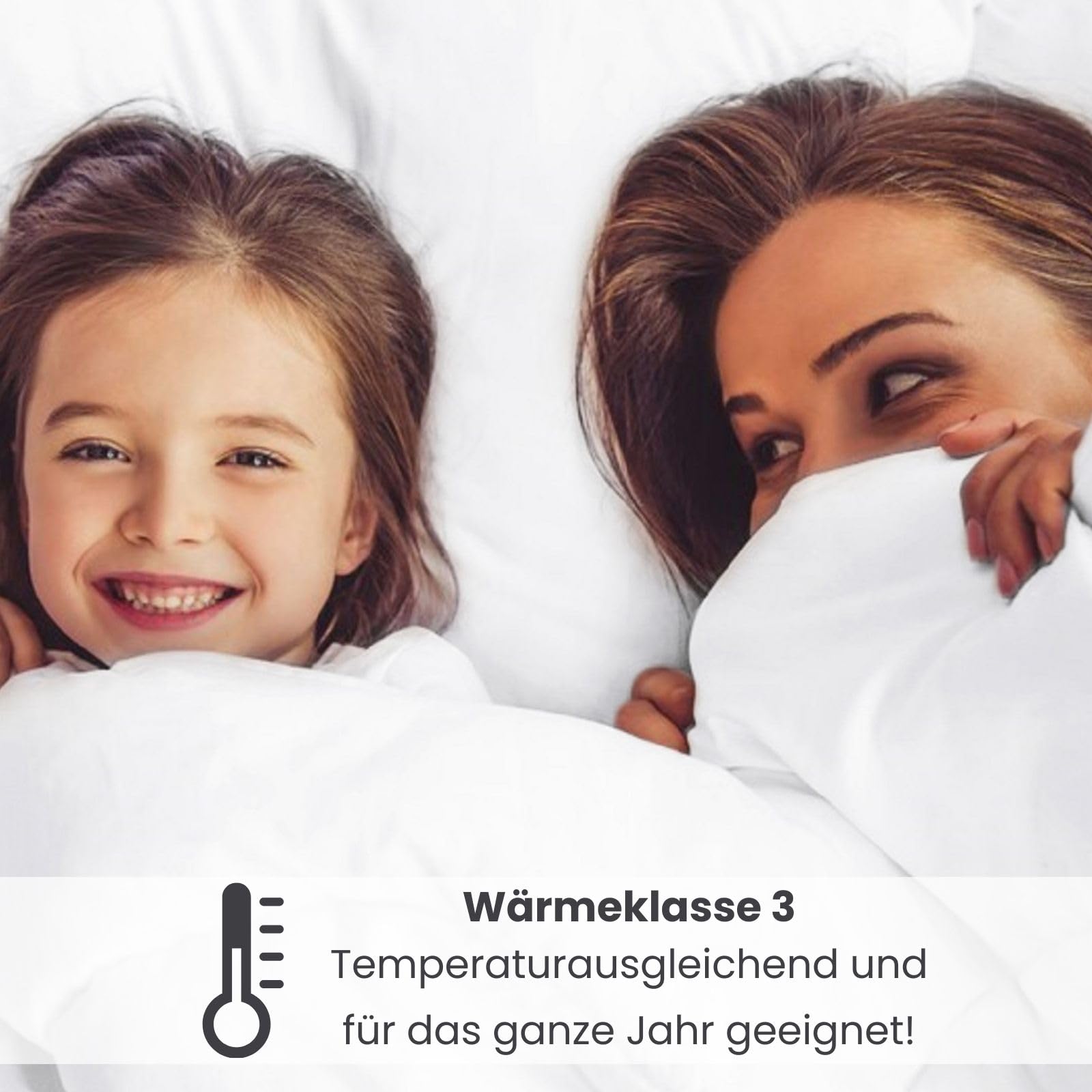 wometo 2er Bettenset - 2X Bettdecke 155x220 inkl. 2X Kissen 80x80 Oeko-TEX | Ganzjahres Steppdecke mit Kopfkissen versteppt, Made in EU (4-teilig)