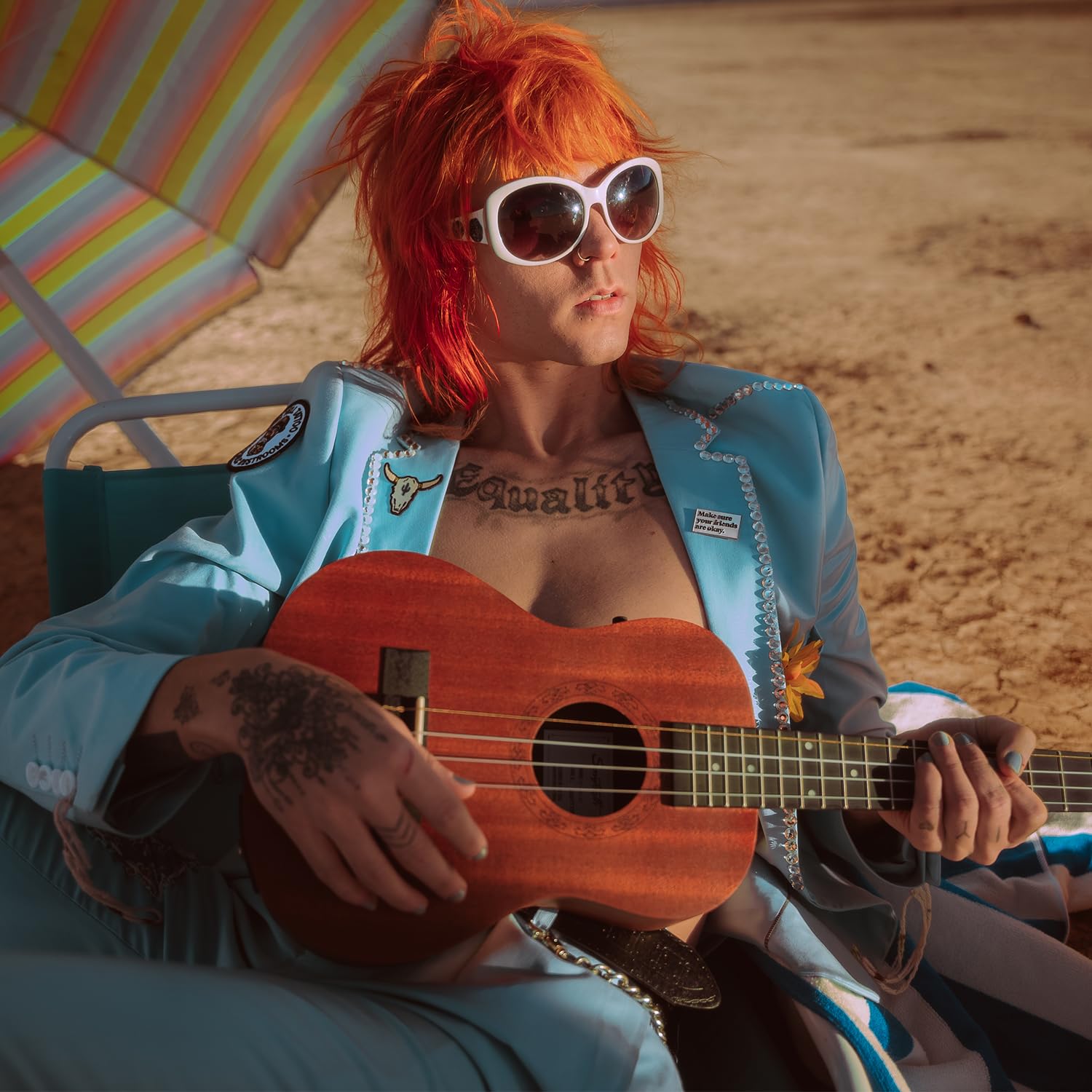 Sawtooth Mahogany Pineapple Soprano Ukulele w Gig Bag and Official Brake Stickers - Image 7