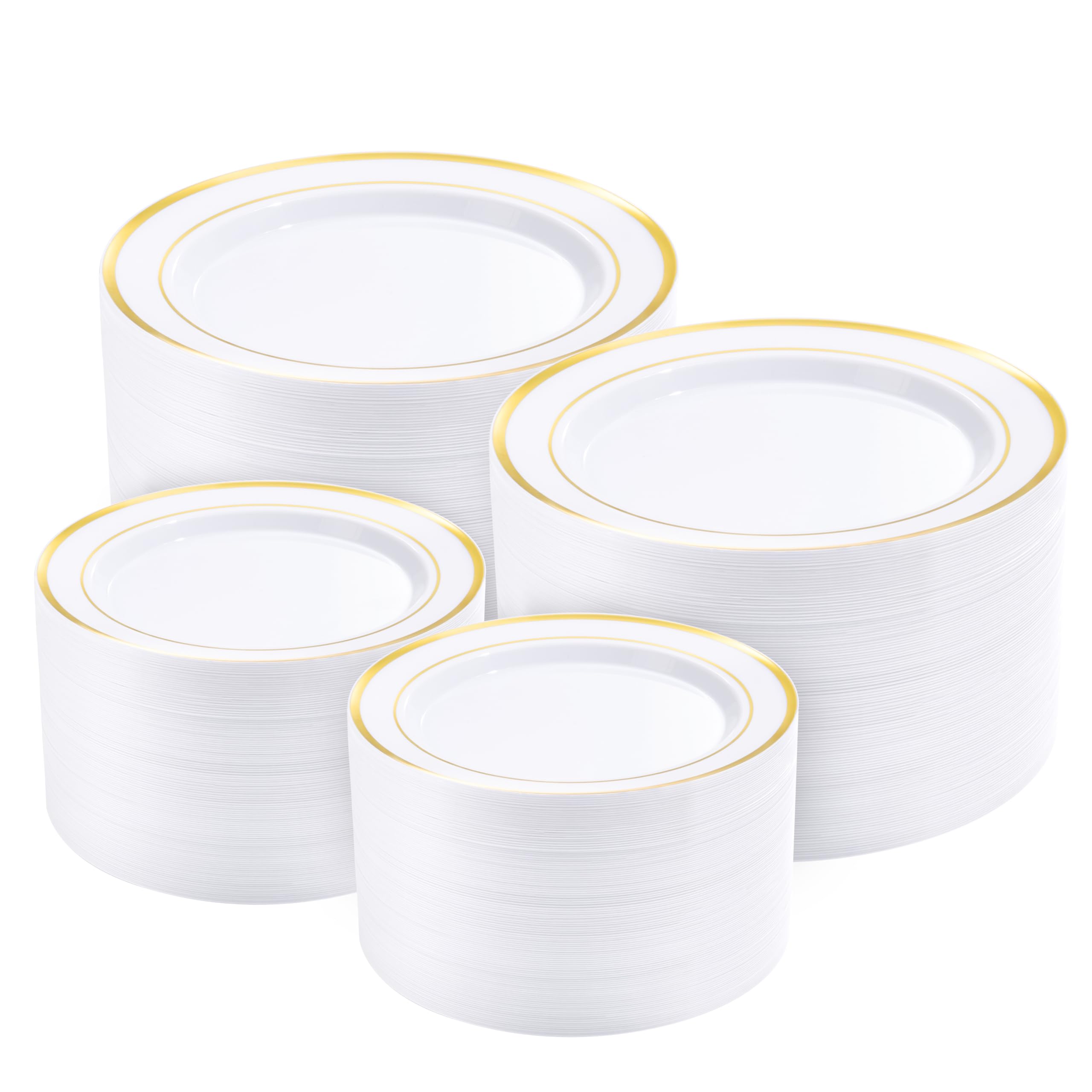200 Silver Disposable Plates - Party & Event Plates -24 200 Silver Disposable Plates - Party & Event Plates -24