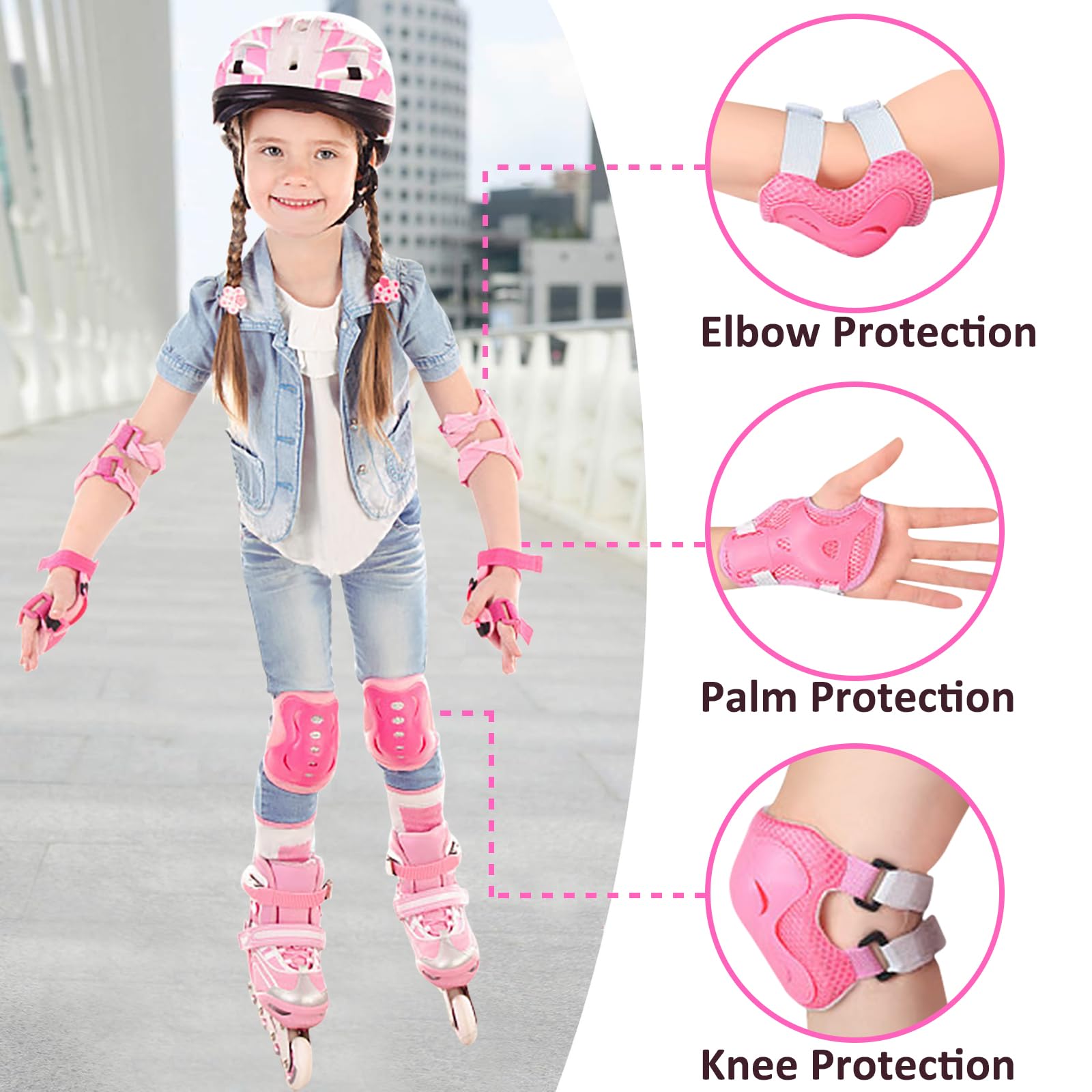 Knee Pads for Kids Protective Gear Set, Knee Pads, Elbow Pads - Image 2