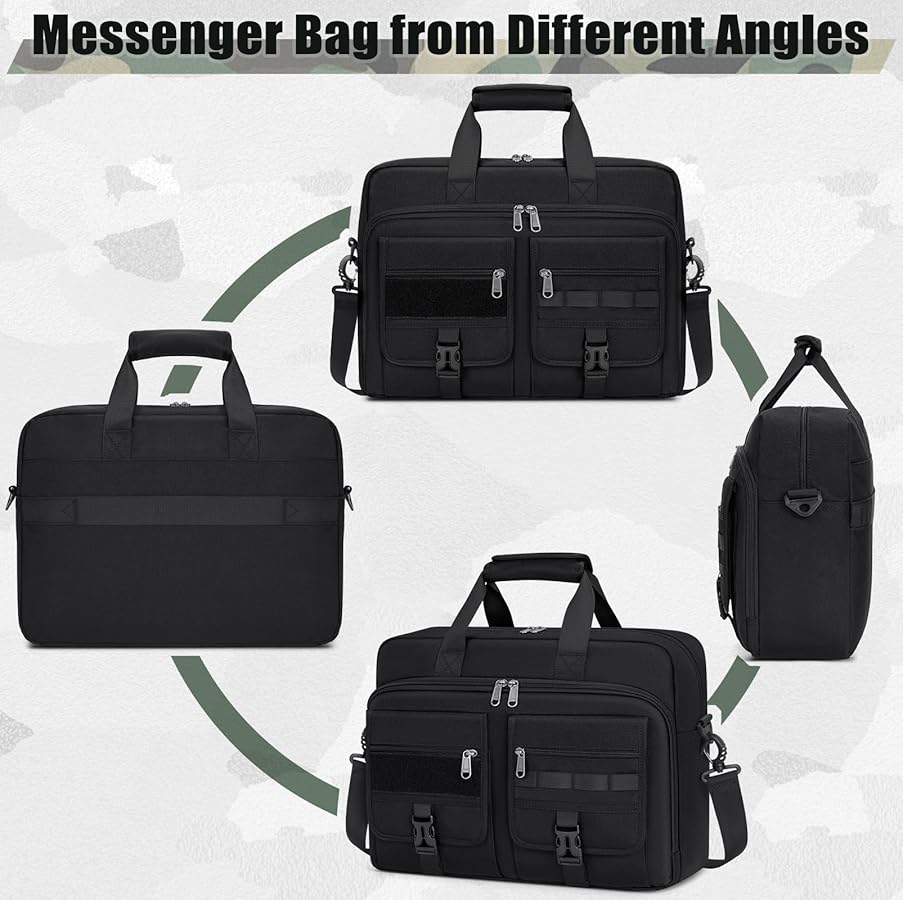 Amazon.com: RAINSMORE Tactical Laptop Bag 15.6 Inch Laptop