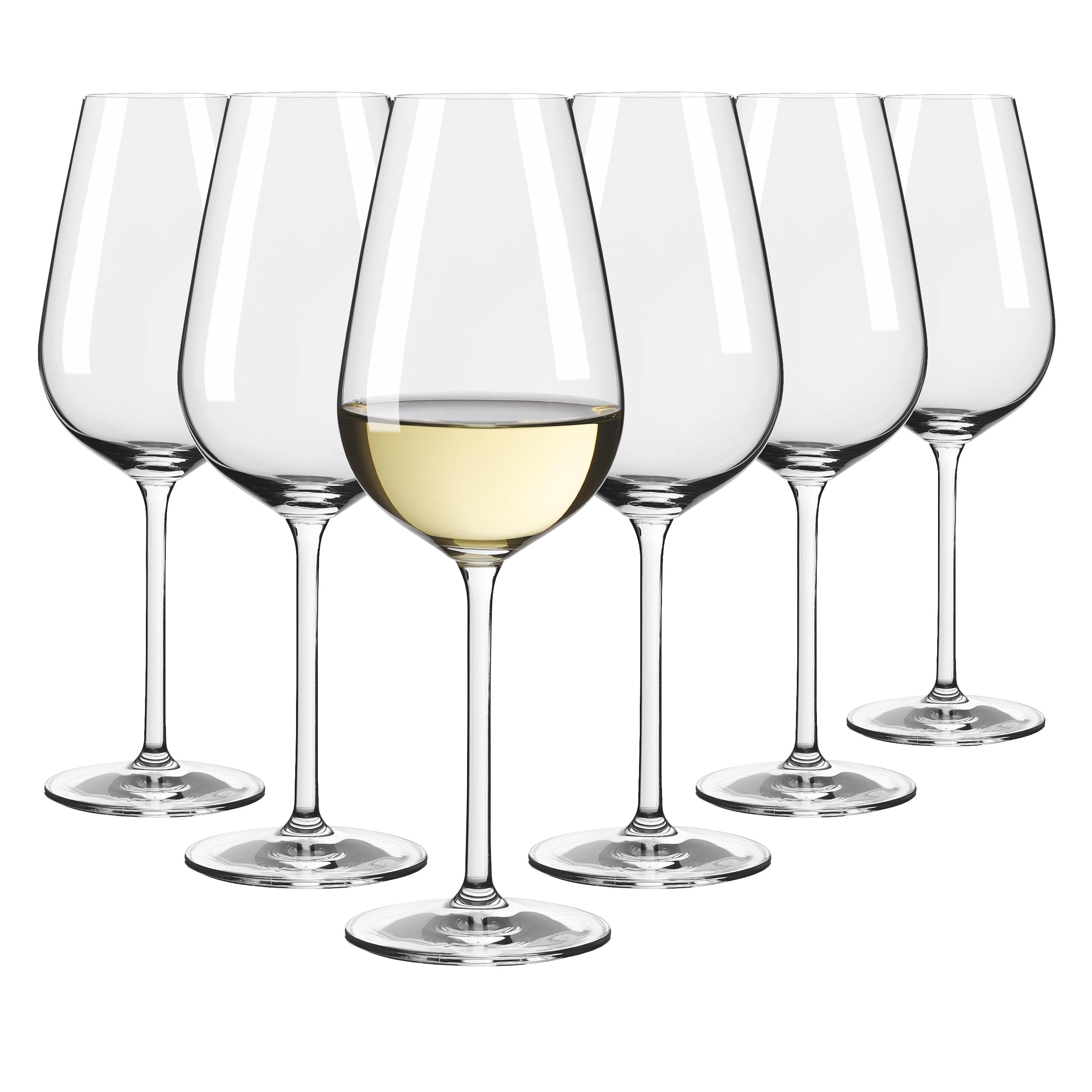 RITZENHOFF 6311002 White Wine Glass 300 ml - Glanzlicht Series - Set of 6 in Gift Set - Chic Modern - Made in Germany