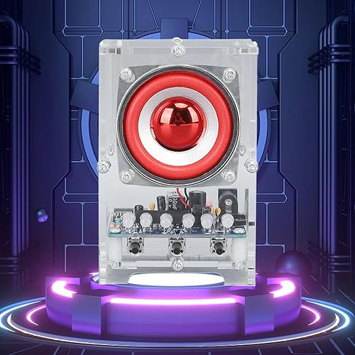 Miniatura 6 de Kit de práctica de soldadura DIY Altavoz asy Aprendizaje y exploración Principios del circuito electrónico (piezas de repuesto)