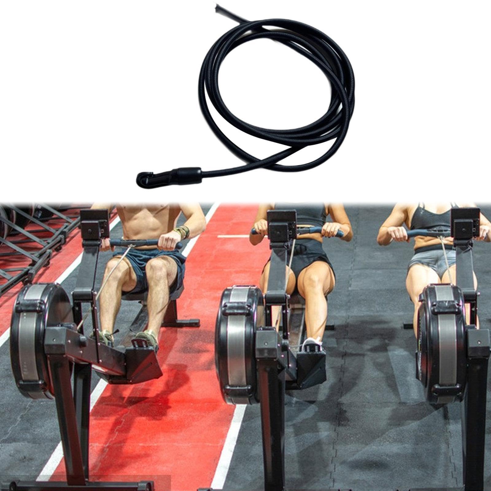 Rudergerät Zuggürtelschnur Trainingsgerät Zubehör, 2,5 m lang, elastisches Seil ersetzen für Sport, Fitnessstudio, Bodybuilding