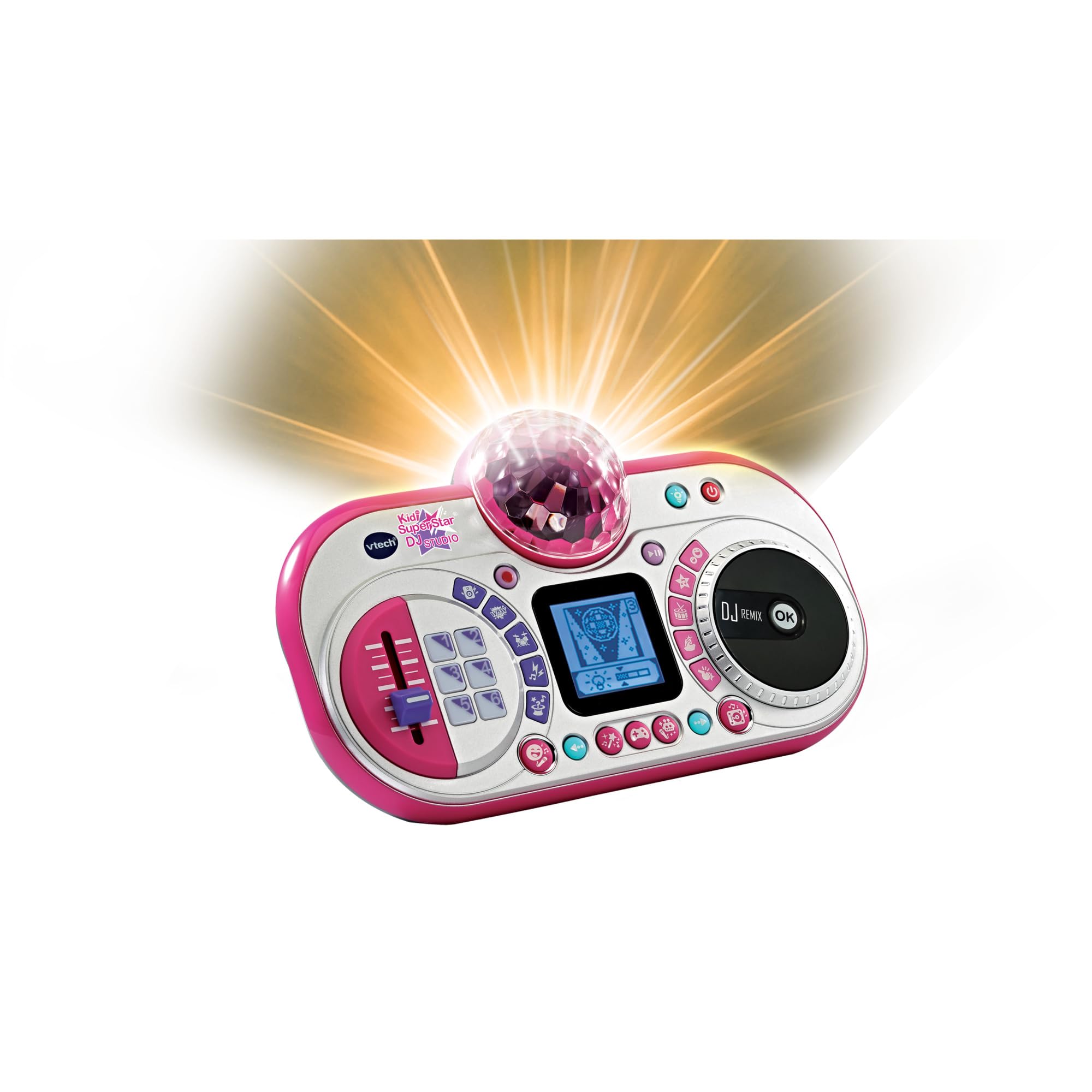 VTech Kidi Super Star DJ Studio Pink - 10-in-1 Karaoke Toy with