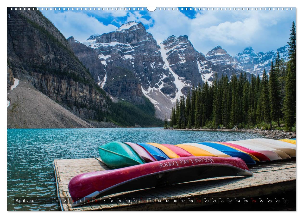 Kanada - Impressionen von Rolf Dietz (hochwertiger Premium Wandkalender 2026 DIN A2 quer), Kunstdruck in Hochglanz: Weite Menschenleere Wildnis in einzigartigen Fotografien festgehalten.