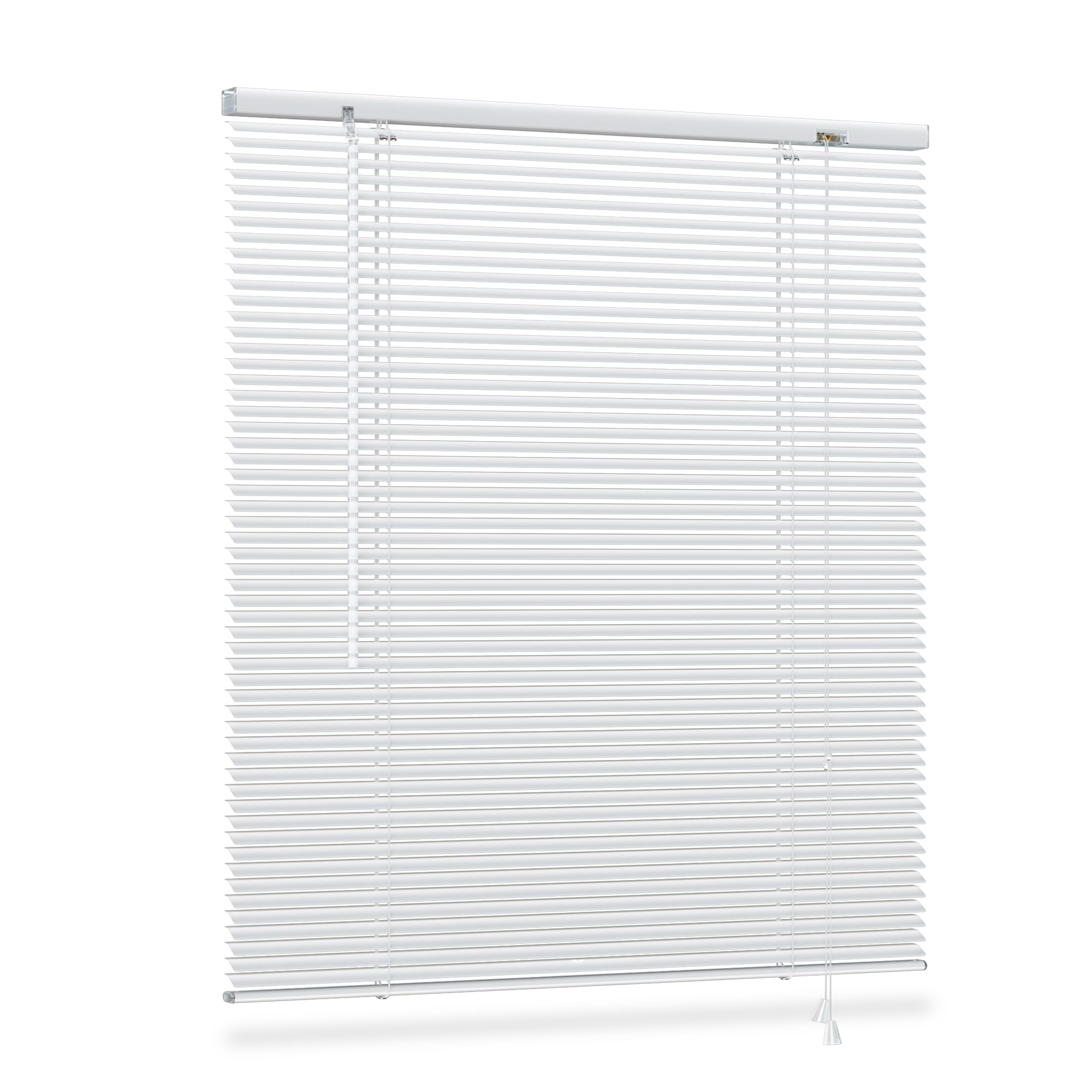 Buseu Aluminium Jalousie 115 x 175cm Klemmfix ohne Bohren Weiß