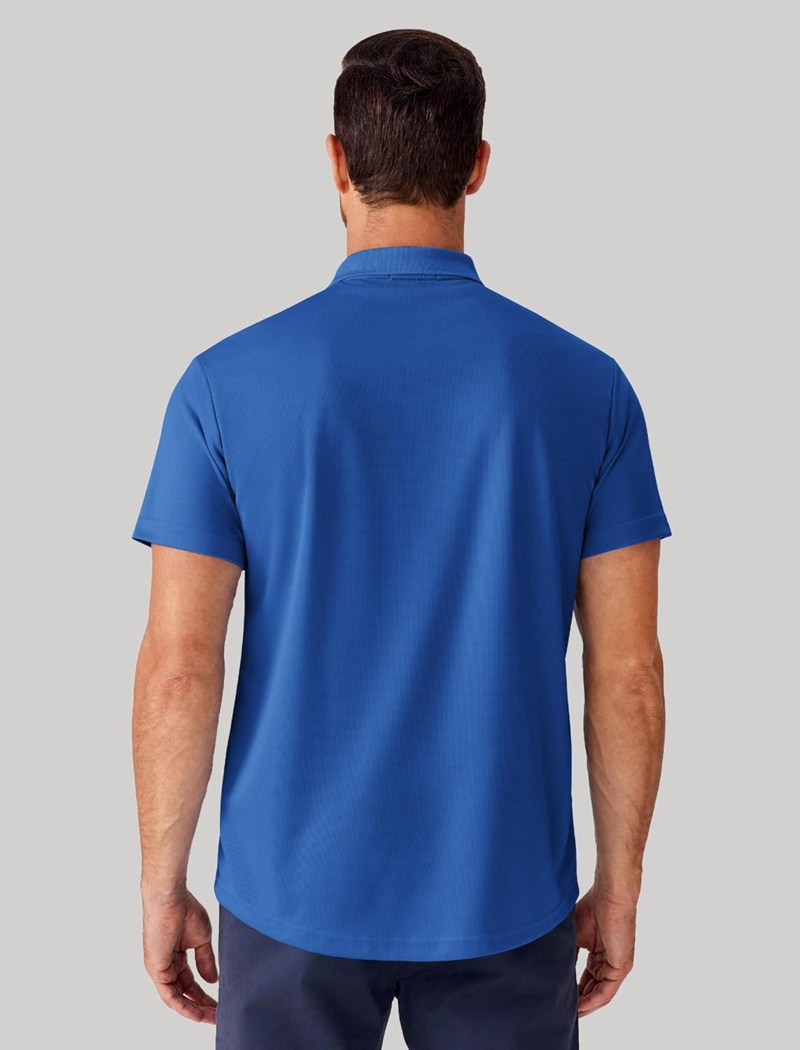 PINSPARK Polo Shirts for Men Short Sleeve Performance Quick Dry Golf T Shirt Moisture Wicking Casual Workout - Image 2