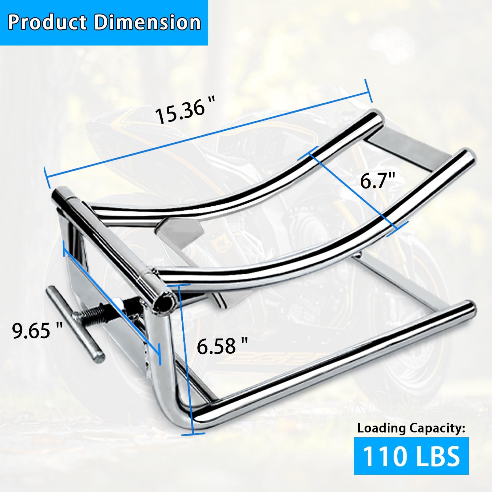 Motorcycle Wheel Stand, Motorcycle Tire Changing Stand, Motorcycle Lift Table, Suitable for Motorcycle Maintenance, Tire Change, Auxiliary Wheel Support, Motorcycle Front and Rear Wheel Removal Aids