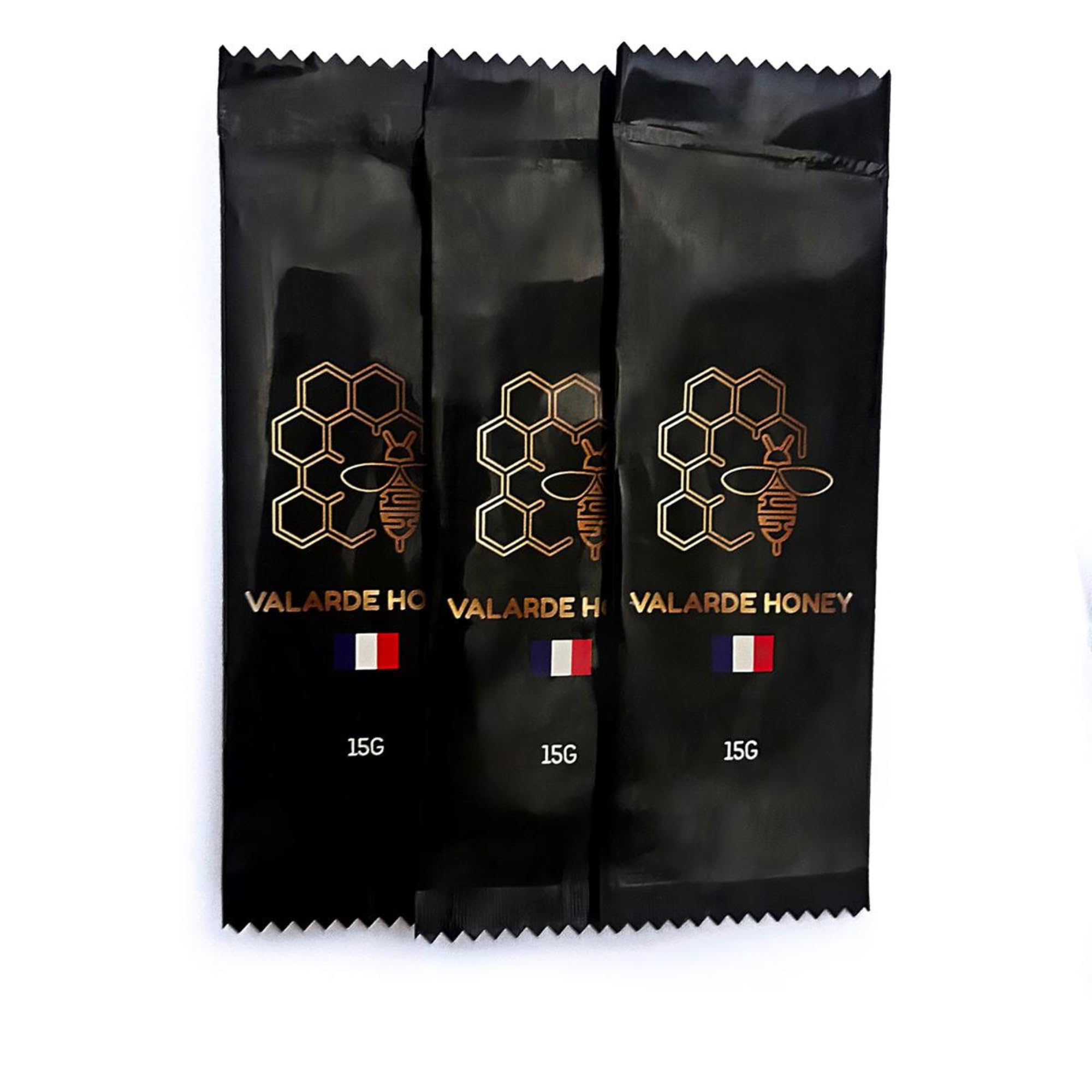 Miel des Monts d'Ardèche - 6 Sticks Énergie aphro 20 g – Miel Français, Gingembre & Vitamines – Tonus & Performance