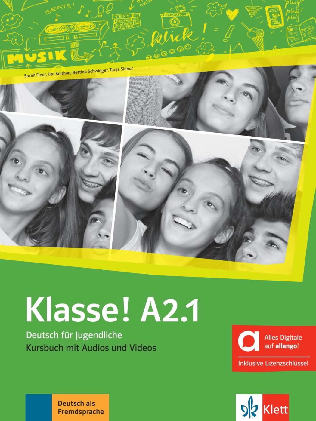 Klasse! a2.1, edición híbrida allango: Deutsch für Jugendliche. Kursbuch mit Audios und Videos inklusive Lizenzschlüssel allango (24 Monate)