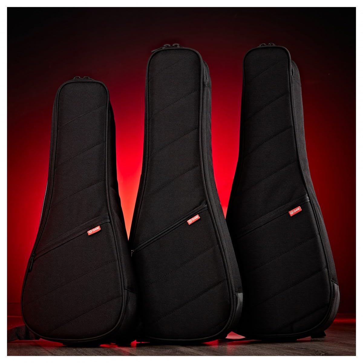 G4M Gigbag für Tenor-Ukulele, schwarz