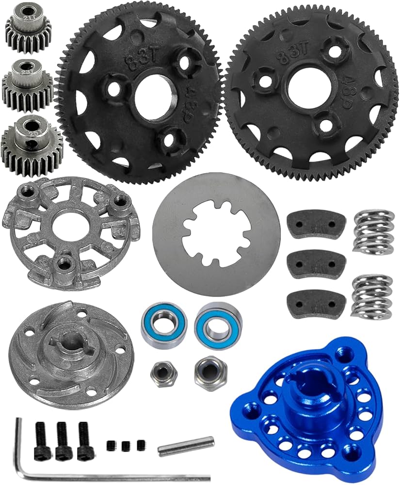 Amazon.com: RCarmumb RC 83T Gear Upgrades Part for 1/10 Slash 2WD