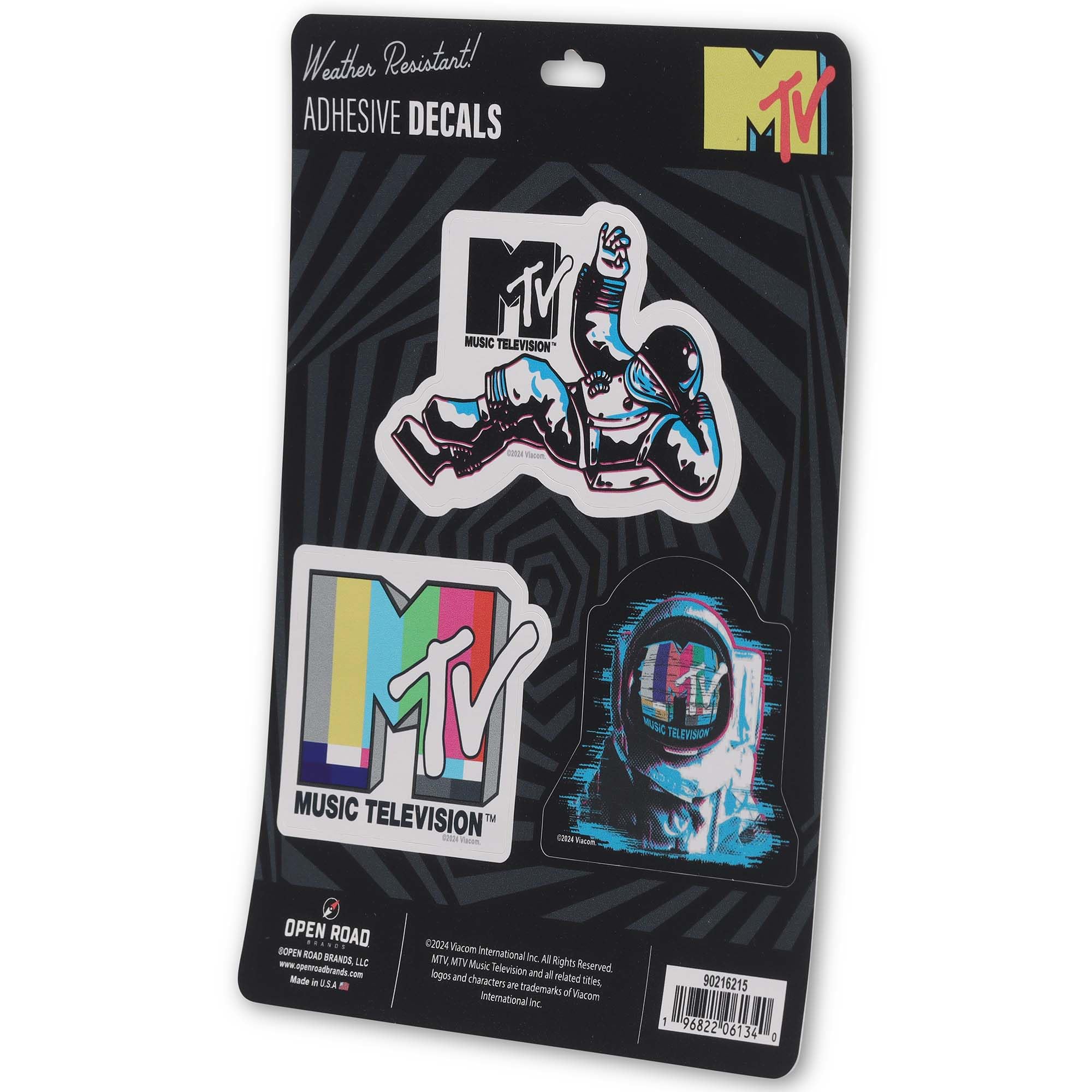 Amazon.com: MTV Retro Logo Adhesive Vinyl Decals - Vintage Set of