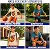 Conjunto de Shorts Pro Athlete para Niño - 4 Piezas, Camiseta Cuello Redondo Manga Corta Dry Fit con Estampado y Shorts Deportivos para Niños (Tallas 8-16) 5