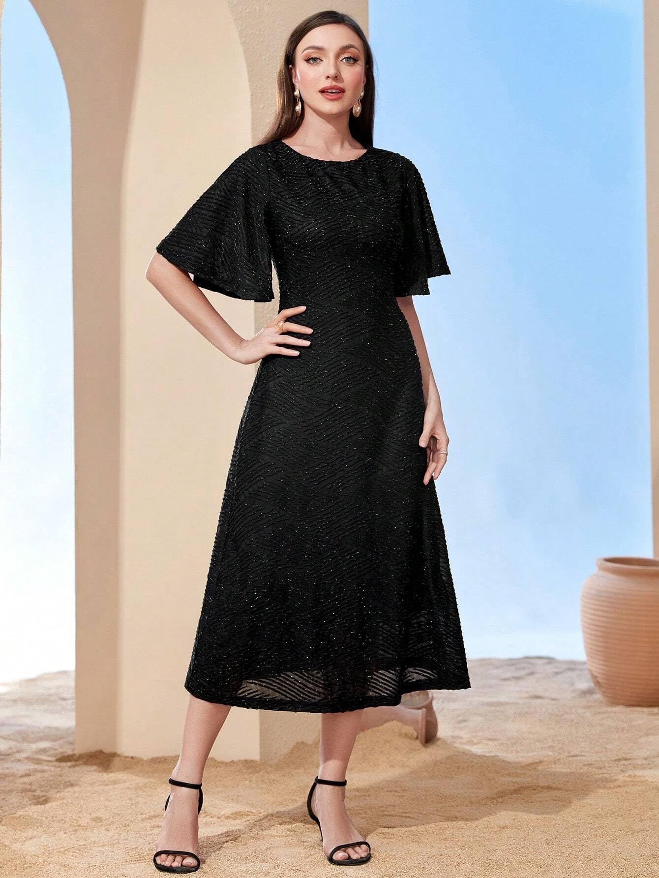 long sleeve a line chiffon wedding dress V Neck A Line Long Sleeve Chiffon Wedding Dress With Slit main image 1