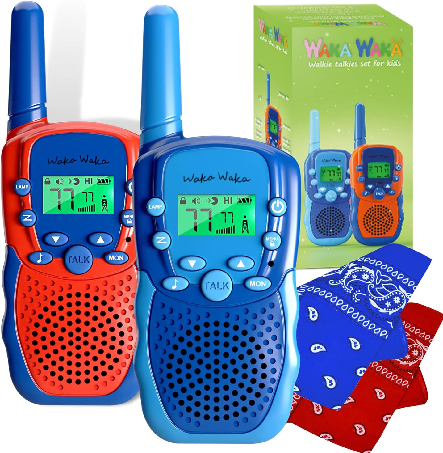 Waka Waka Walkie Talkies para juegos al aire libre para niños 2
