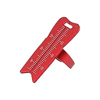Vista 10 de Annhua Finger Ruler - Anillo de medición endodóntico de aluminio morado, instrumento de medición de conducto radicular dental de 1.4 in, 1,4