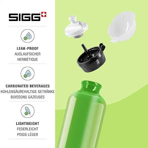 Miniatura 3 de Sigg - Botella de agua para niños - KBT - Fabricado en Suiza - Sabor neutro - A prueba de fugas - Ligero - Escuela, Deportes - 14 Oz