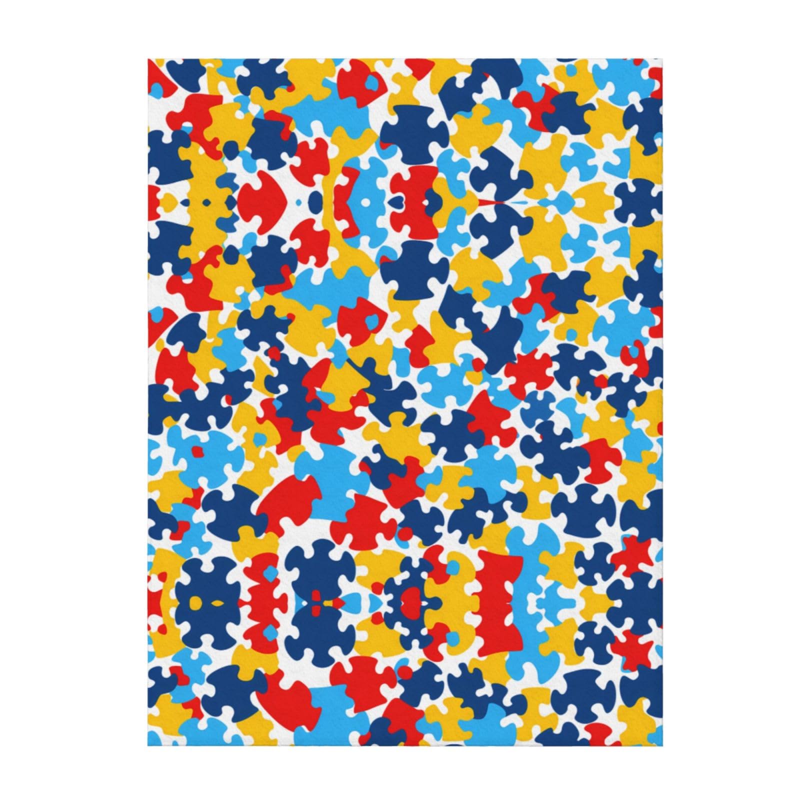Couverture autisme cadeau solidaire et chaleureux pour lit douce