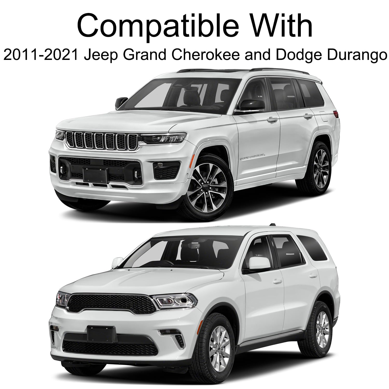 Pair Of Door Mirrors For Jeep Grand Cherokee 2011-2017 - Driver & Passenger Side, Paint To Match - View #10